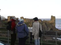 Harry, Gill and Sue at St Andrews Castle