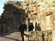 Amber and Imogen - St Andrews Castle