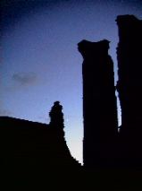 Arbroath Abbey under Moonlight