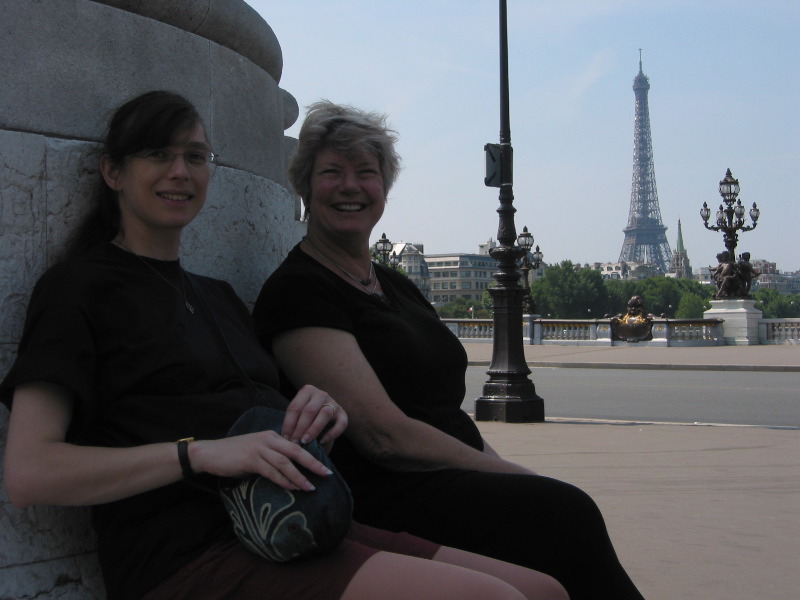 Eiffel Tower and Mums