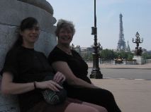 Eiffel Tower and Mums